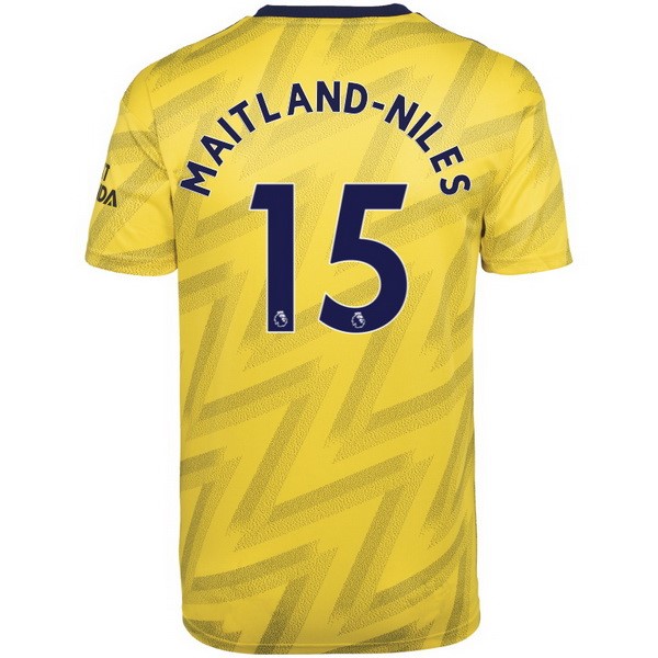 Camiseta Arsenal NO.15 Maitland Niles 2ª 2019-2020 Amarillo